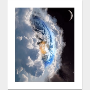 EARTH CLOUDS Posters and Art